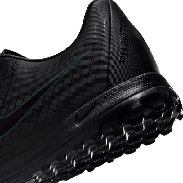 Nike Phantom GX 2 Academy TF Turf Soccer Cleats -  Black/Black