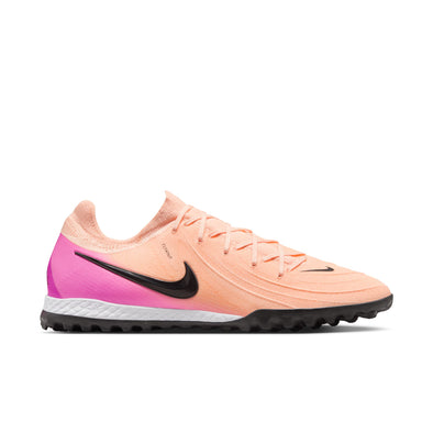 Nike Phantom GX II Pro TF Turf Soccer Cleats -Crimson Tint/Black-Pink Blast