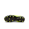 Nike Junior Phantom Luna II Academy FG/MG Soccer Cleat - Metallic Silver/Black-Volt