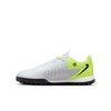 Nike Junior Phantom GX 2 Academy TF Soccer Shoes- Metallic Silver/Black-Volt