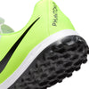 Nike Junior Phantom GX 2 Academy TF Soccer Shoes- Metallic Silver/Black-Volt