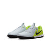 Nike Junior Phantom GX 2 Academy IN Soccer Shoes- Metallic Silver/Black-Volt