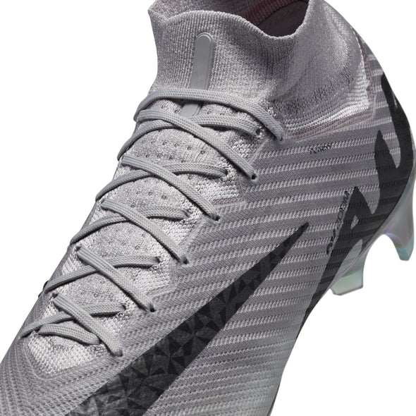 Nike Air Zoom Mercurial Superfly 9 Elite FG Soccer Cleat - Atmosphere Grey/Black