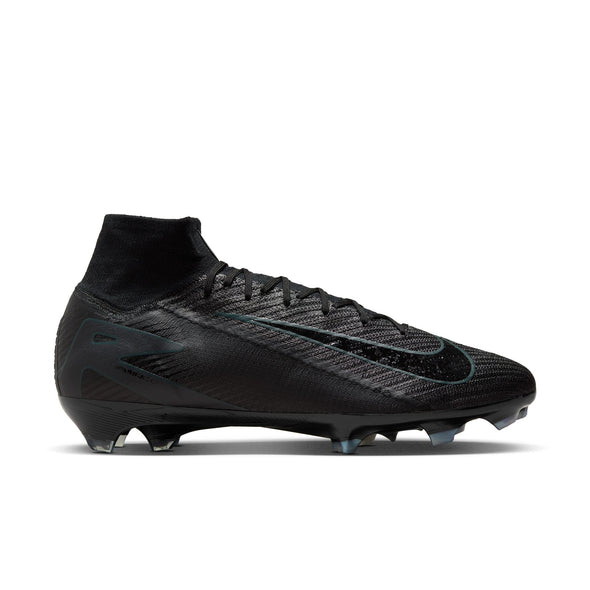 Nike Air Zoom Mercurial Superfly 10 Elite FG Firm Ground Soccer Cleat - Black/Black-Deep Jungle