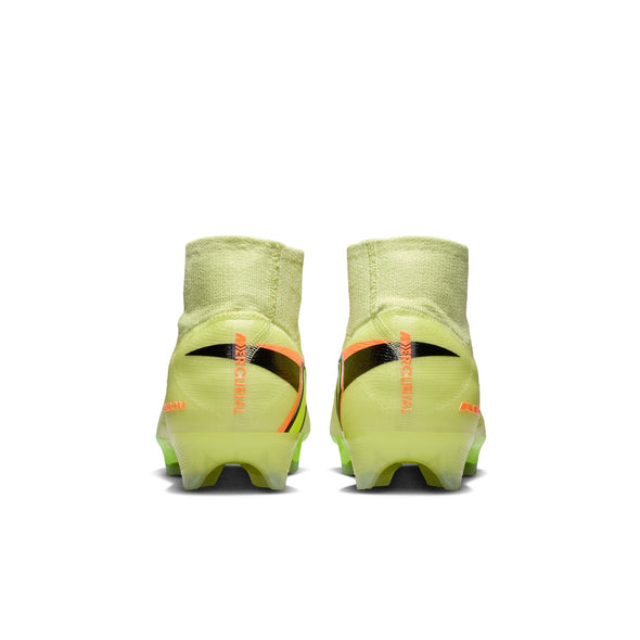 Nike Air Zoom Mercurial Superfly 10 Elite FG Firm Ground Soccer Cleats- Limelight/Volt/ Hyper Crimson