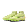 Nike Air Zoom Mercurial Superfly 10 Elite FG Firm Ground Soccer Cleats- Limelight/Volt/ Hyper Crimson
