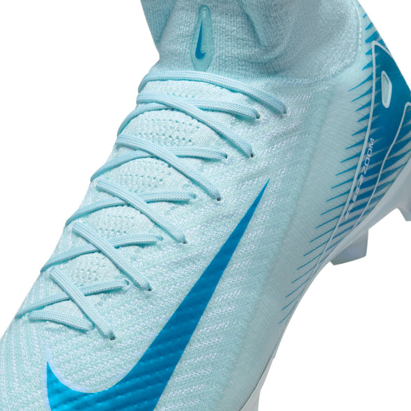 Nike Air Zoom Mercurial Superfly 10 Elite FG Firm Ground Soccer Cleat - Glacier Blue/Blue Orbit