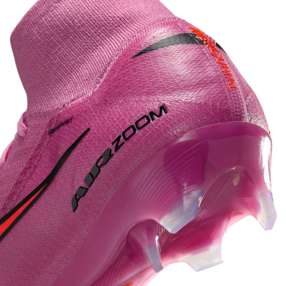 Nike Air Zoom Mercurial Superfly 10 Elite FG Firm Ground Soccer Cleat -Magic Flamingo/Black-Total Crimson