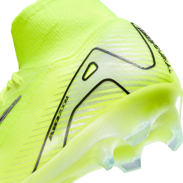 Nike Air Zoom Mercurial Superfly 10 Elite FG Firm Ground Soccer Cleat - Volt/Black