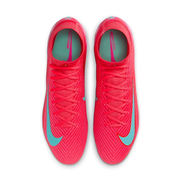 Nike Air Zoom Mercurial Superfly 10 Elite FG Firm Ground Soccer Cleat - Ember Glow/Aurora Green