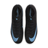 Nike Air Zoom Mercurial Superfly 10 Academy FG Firm Ground Soccer Cleats - Black/Ice Blue
