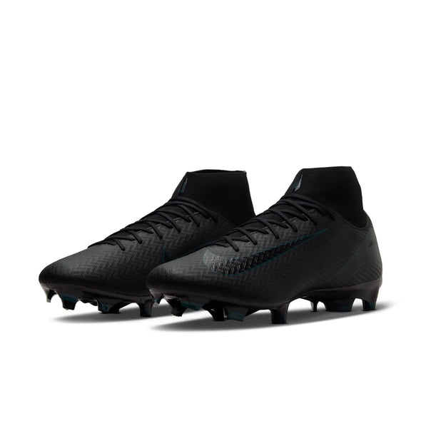 Nike Air Zoom Mercurial Superfly 10 Academy FG/MG Soccer Cleat -Black/Black-Deep Jungle