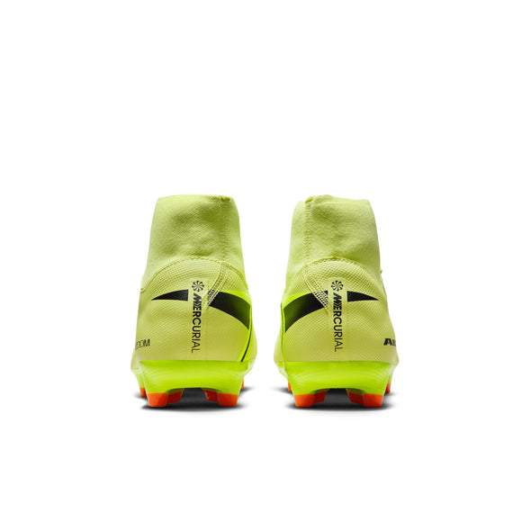 Nike Air Zoom Mercurial Superfly 10 Academy FG Firm Ground Soccer Cleats - Limelight/Volt/ Hyper Crimson
