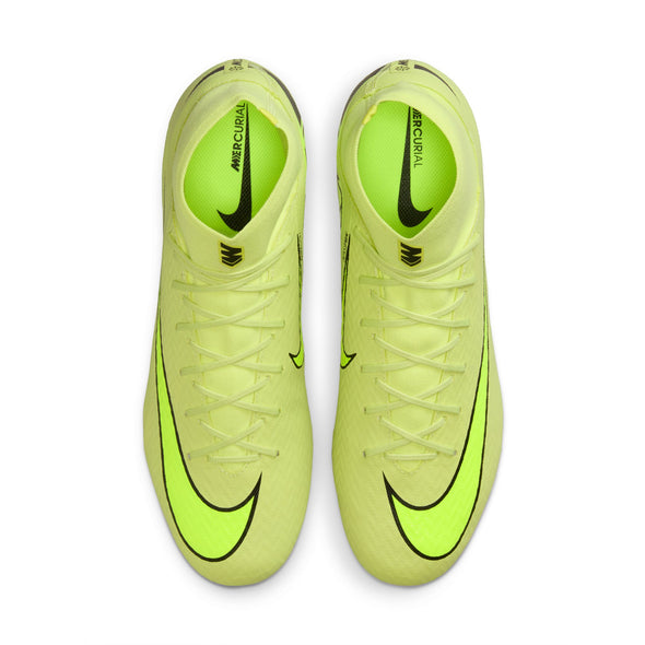 Nike Air Zoom Mercurial Superfly 10 Academy FG Firm Ground Soccer Cleats - Limelight/Volt/ Hyper Crimson