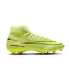 Nike Air Zoom Mercurial Superfly 10 Academy FG Firm Ground Soccer Cleats - Limelight/Volt/ Hyper Crimson