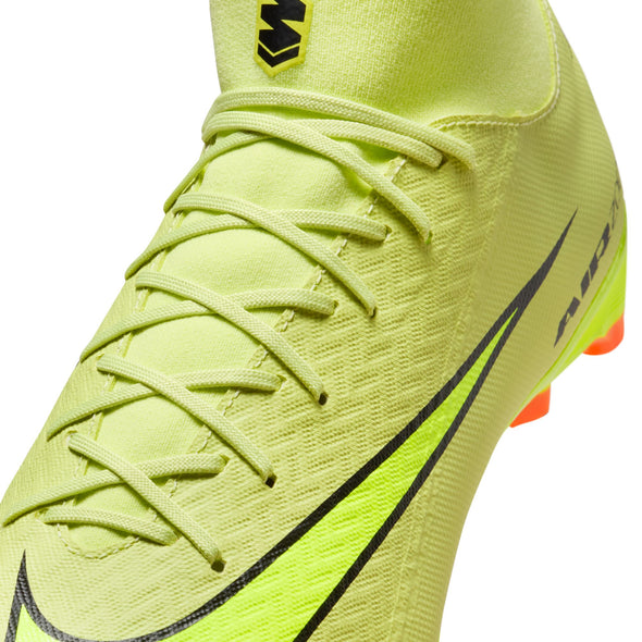 Nike Air Zoom Mercurial Superfly 10 Academy FG Firm Ground Soccer Cleats - Limelight/Volt/ Hyper Crimson