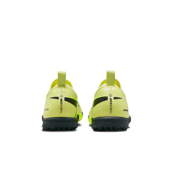 Nike Junior Mercurial Vapor 16 Academy TF Turf Soccer Cleats -Limelight/ Volt/Hyper Crimson