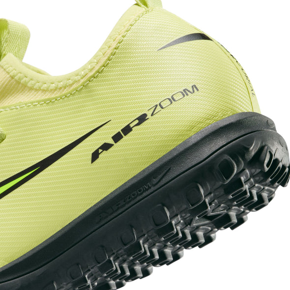 Nike Junior Mercurial Vapor 16 Academy TF Turf Soccer Cleats -Limelight/ Volt/Hyper Crimson