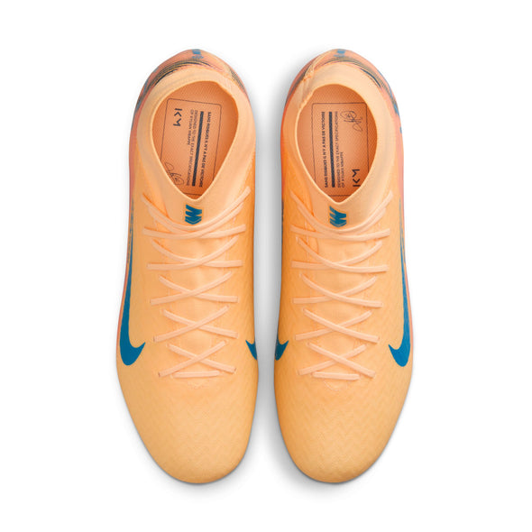 Nike Air Zoom Mercurial Superfly 10 Academy "Kylian Mbappé" FG Firm Ground Soccer Cleats -  Melon Tint/Neo Turq/ Igloo