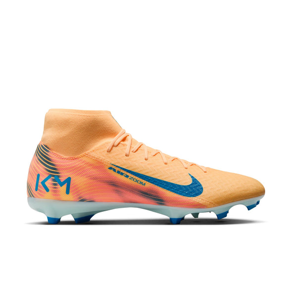 Nike Air Zoom Mercurial Superfly 10 Academy "Kylian Mbappé" FG Firm Ground Soccer Cleats -  Melon Tint/Neo Turq/ Igloo