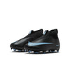 Nike Junior Zoom Mercurial Superfly 10 Academy FG Firm Ground Soccer Cleats-Black/Black Ice