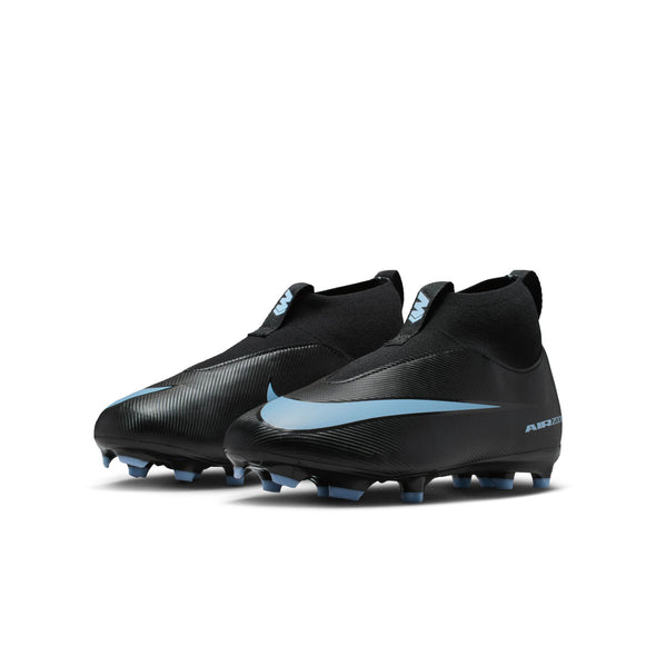 Nike Junior Zoom Mercurial Superfly 10 Academy FG Firm Ground Soccer Cleats-Black/Black Ice
