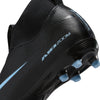 Nike Junior Zoom Mercurial Superfly 10 Academy FG Firm Ground Soccer Cleats-Black/Black Ice