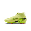 Nike Junior Zoom Mercurial Superfly 10 Academy FG Firm Ground Soccer Cleats- Limelight/Volt/ Hyper Crimson