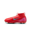 Nike Junior Zoom Mercurial Superfly 10 Academy FG Firm Ground Soccer Cleats-Ember Glow/Aurora Green