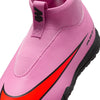 Nike Junior Zoom Mercurial Superfly 10 Academy TF Turf Soccer Cleats- Magic Flamingo/Black/ Crimson