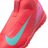 Nike Junior Zoom Mercurial Superfly 10 Academy TF Soccer Cleats-Ember Glow/Aurora Green