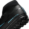 Nike Mercurial Superfly 10 Academy TF Turf Soccer Cleats-Black/Ice Blue