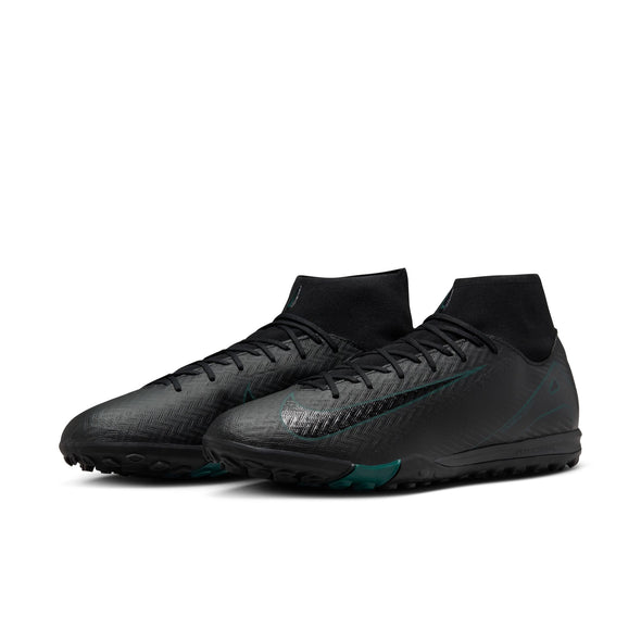 Nike Air Zoom Mercurial Superfly 10 Academy TF Soccer Cleat -Black/Black-Deep Jungle