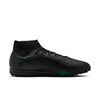 Nike Air Zoom Mercurial Superfly 10 Academy TF Soccer Cleat -Black/Black-Deep Jungle