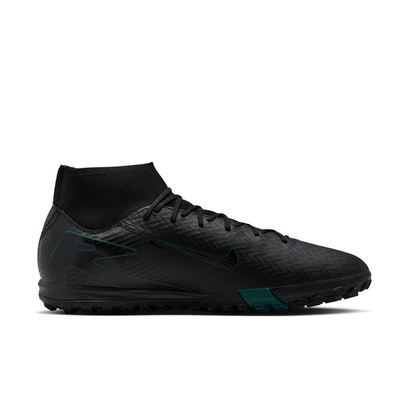 Nike Air Zoom Mercurial Superfly 10 Academy TF Soccer Cleat -Black/Black-Deep Jungle