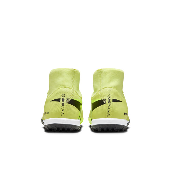 Nike Mercurial Superfly 10 Academy TF Turf Soccer Cleats- Limelight/Volt/ Hyper Crimson