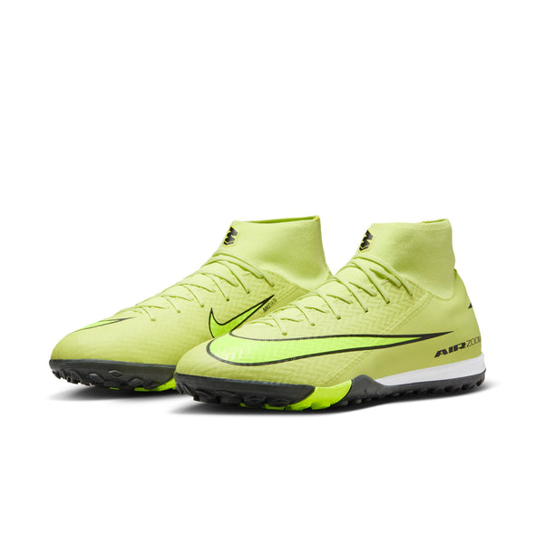 Nike Mercurial Superfly 10 Academy TF Turf Soccer Cleats- Limelight/Volt/ Hyper Crimson