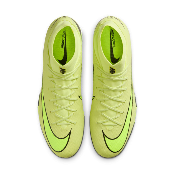 Nike Mercurial Superfly 10 Academy TF Turf Soccer Cleats- Limelight/Volt/ Hyper Crimson