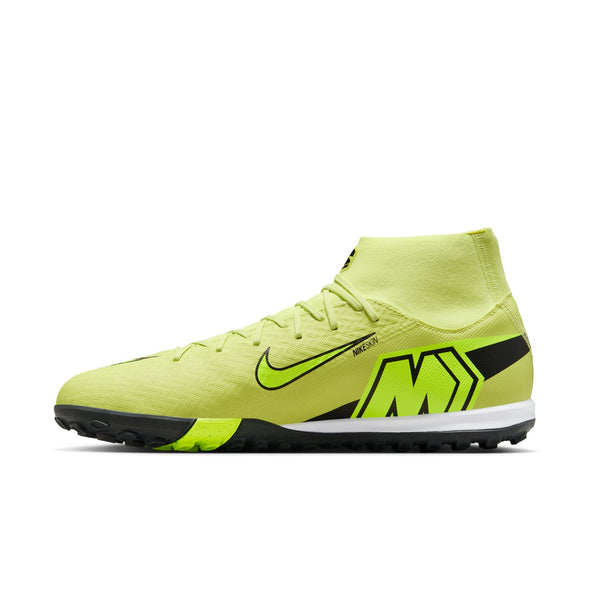Nike Mercurial Superfly 10 Academy TF Turf Soccer Cleats- Limelight/Volt/ Hyper Crimson