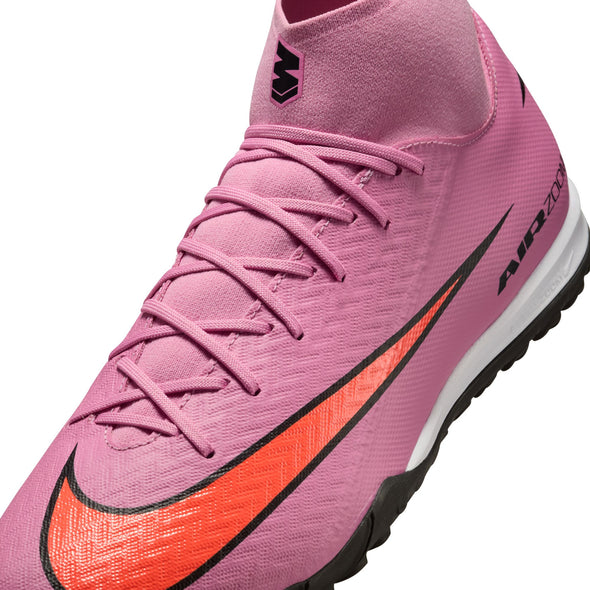 Nike Mercurial Superfly 10 Academy TF Turf Soccer Cleats- Magic Flamingo/Black/ Total Crimson