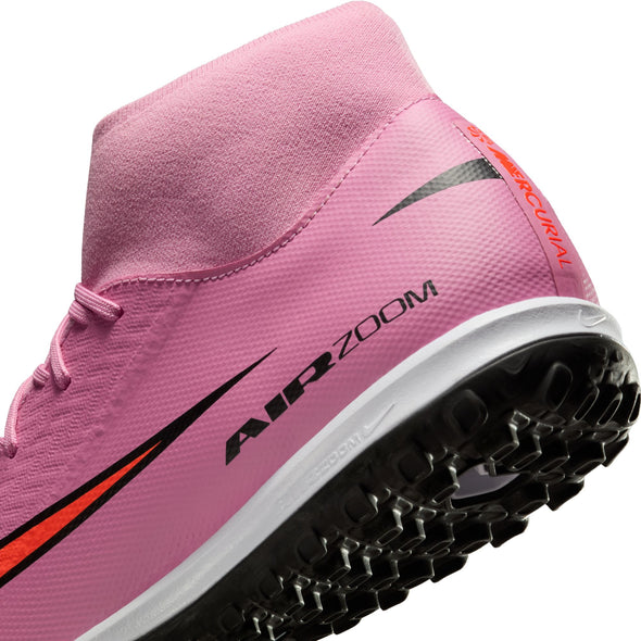 Nike Mercurial Superfly 10 Academy TF Turf Soccer Cleats- Magic Flamingo/Black/ Total Crimson