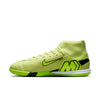 Nike Mercurial Superfly 10 Academy IC Indoor Soccer Shoes- Limelight/Volt/ Hyper Crimson