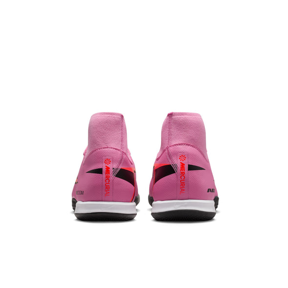 Nike Mercurial Superfly 10 Academy IC Indoor Soccer Shoes- Magic Flamingo/Black/ Total Crimson