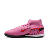 Nike Mercurial Superfly 10 Academy IC Indoor Soccer Shoes- Magic Flamingo/Black/ Total Crimson