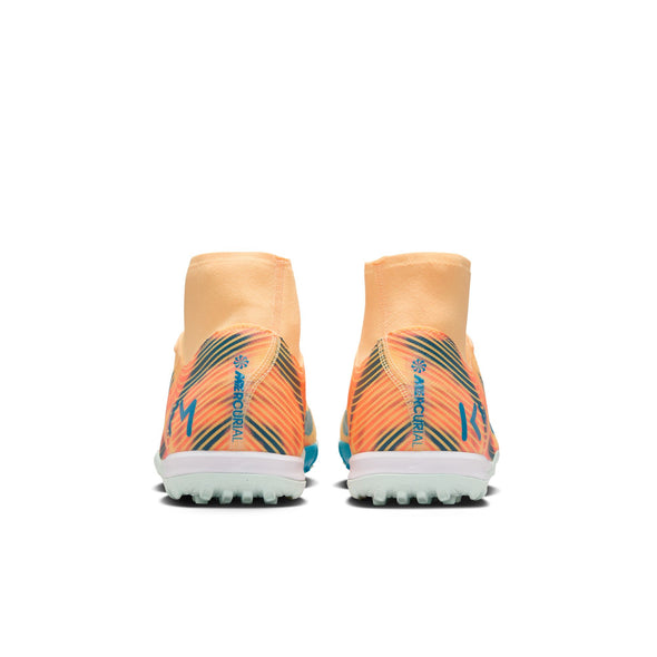 Nike Air Zoom Mercurial Superfly 10 Academy "Kylian Mbappé" TF Turf Soccer Cleats - Melon Tint/Neo Turq/ Igloo