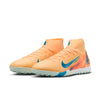 Nike Air Zoom Mercurial Superfly 10 Academy "Kylian Mbappé" TF Turf Soccer Cleats - Melon Tint/Neo Turq/ Igloo
