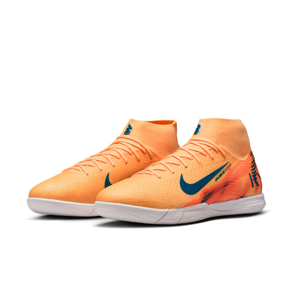 Nike Air Zoom Mercurial Superfly 10 Academy "Kylian Mbappé" IC Indoor Soccer Shoes - Melon Tint/Neo Turq/ Igloo