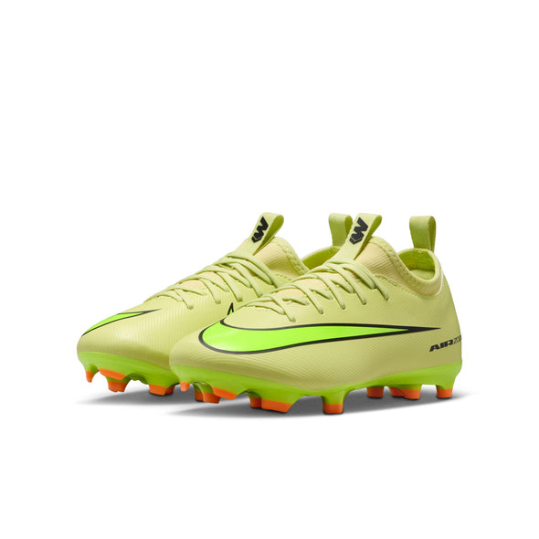 Nike Junior Mercurial Vapor 16 Academy FG Firm Ground Low-Top Soccer Cleats- Limelight/Volt/ Hyper Crimson