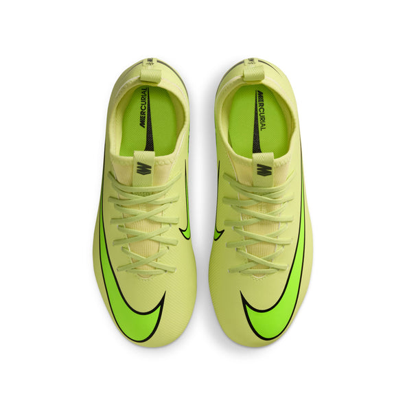 Nike Junior Mercurial Vapor 16 Academy FG Firm Ground Low-Top Soccer Cleats- Limelight/Volt/ Hyper Crimson