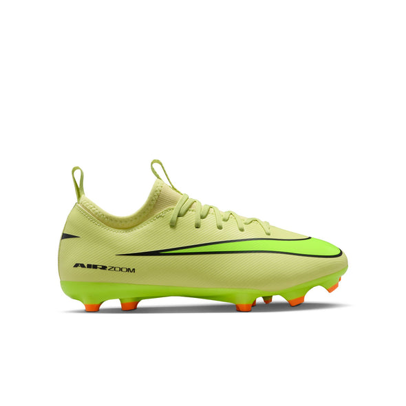 Nike Junior Mercurial Vapor 16 Academy FG Firm Ground Low-Top Soccer Cleats- Limelight/Volt/ Hyper Crimson